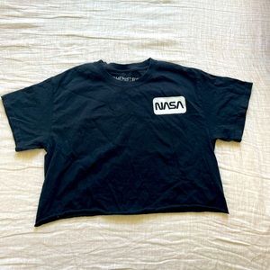 Cropped NASA Graphic Tee